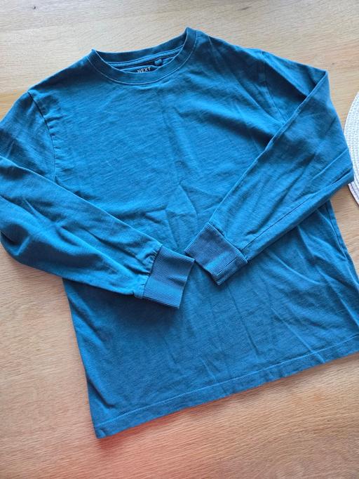  — Age 11 NEXT teal long sleeve top