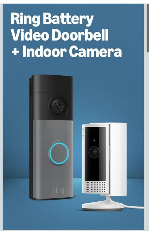  — Ring video doorbell + Ring indoor camera 