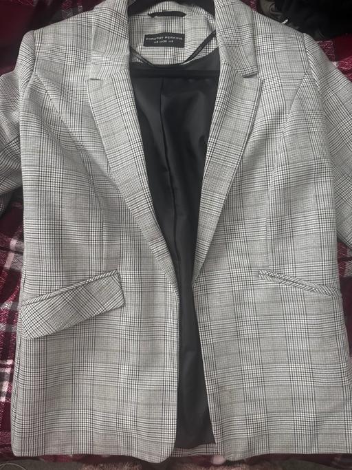  — Checked Blazer