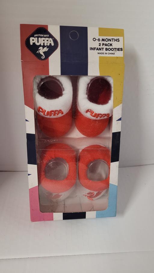  — Baby Booties 2pc Gift Set Puffa 0-6m
