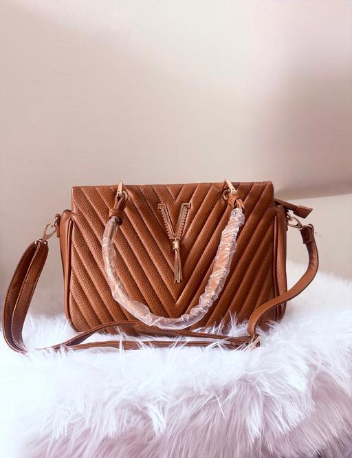  — Luxury Quilted Brown Bag