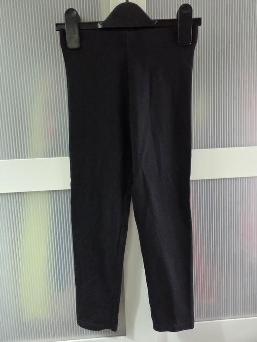  — Age 7-8 NUTMEG black leggings