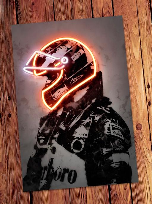  — f1 driver A2 unframed art print poster