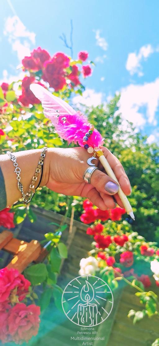  — 🌈 Rainbow Pride Magical Feather Pen