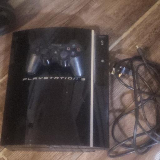  — playstation  3 fat console 10 games pad