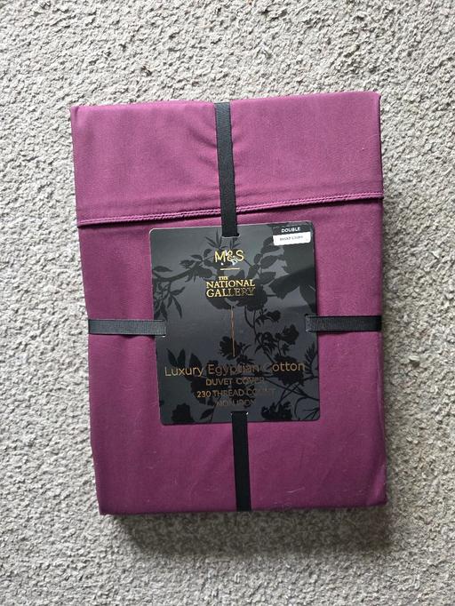  — M&S The National Gallery Purple double duvet