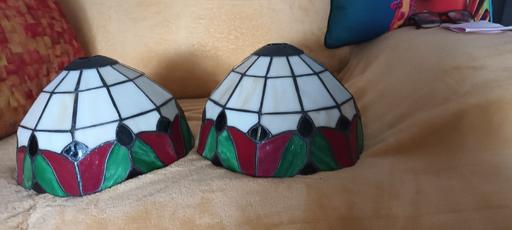  — pair of vintageTiffany style lamp shades