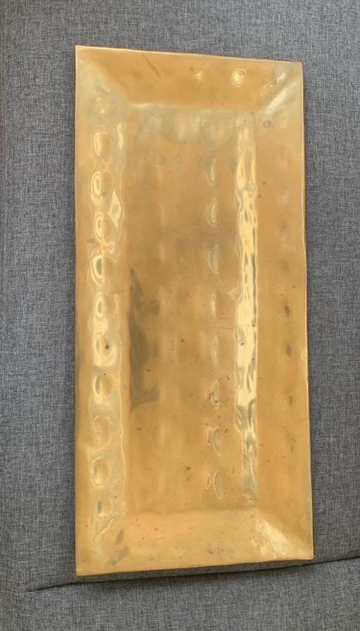  — Large metal platter from Habitat