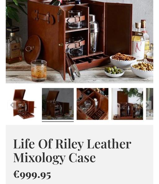  — Life Of Riley Leather Mixology Case