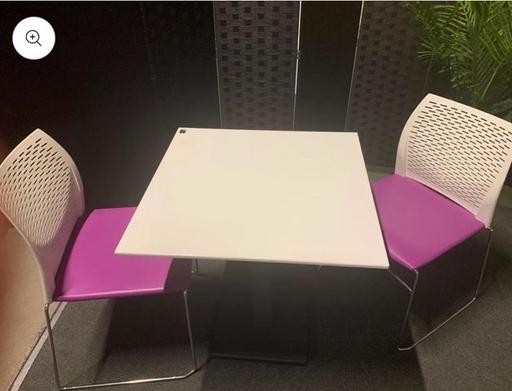  — White Breakout canteen meeting table