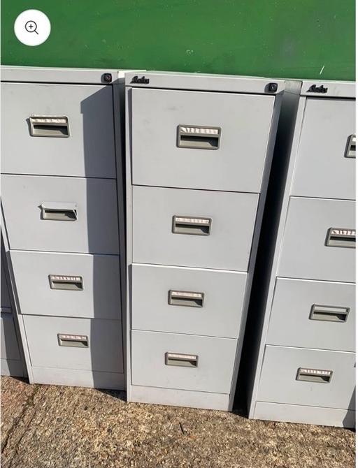  — Filing Cabinets Silverline Grey