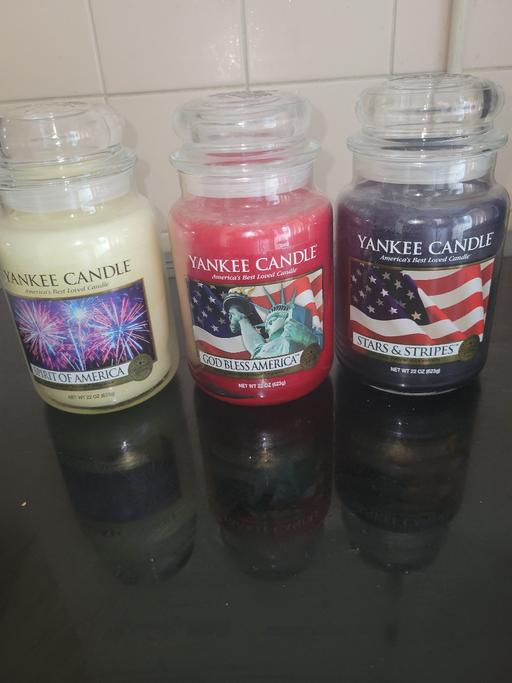  — set of 3 American yankee candles