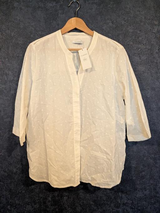  — M&S white shirt, Size 16