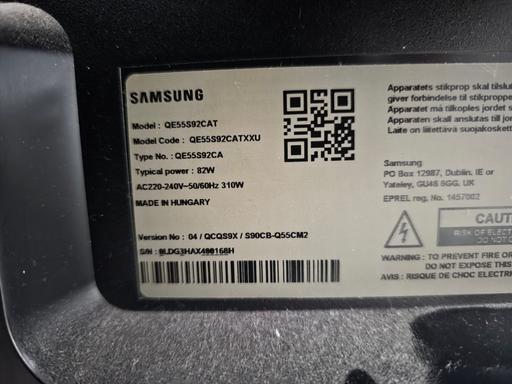 — SAMSUNG 55" S90C QD-OLED TV (QE55S92CAT)