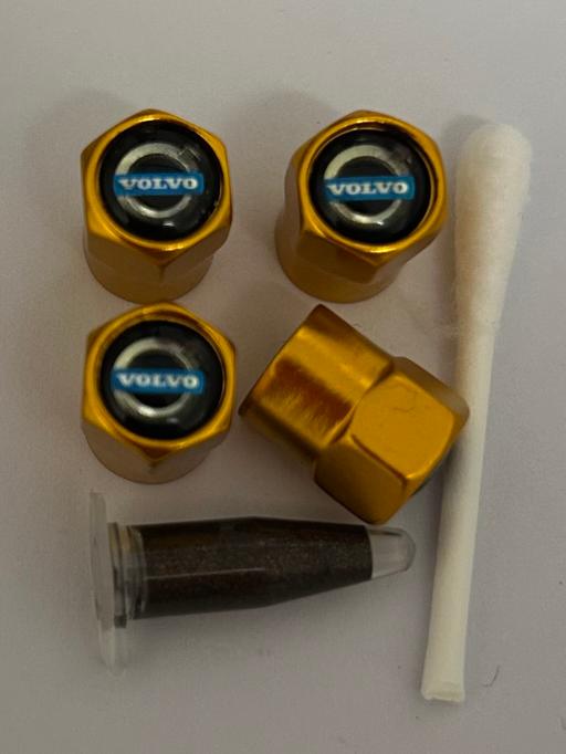  — Volvo Tyre valve caps with grease