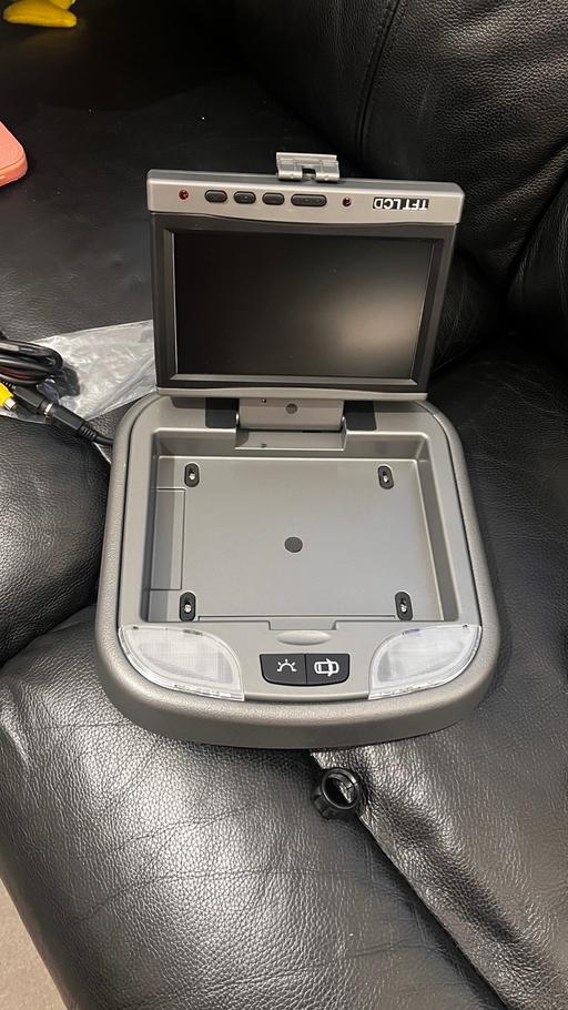  — Car roof mount dvd monitor player