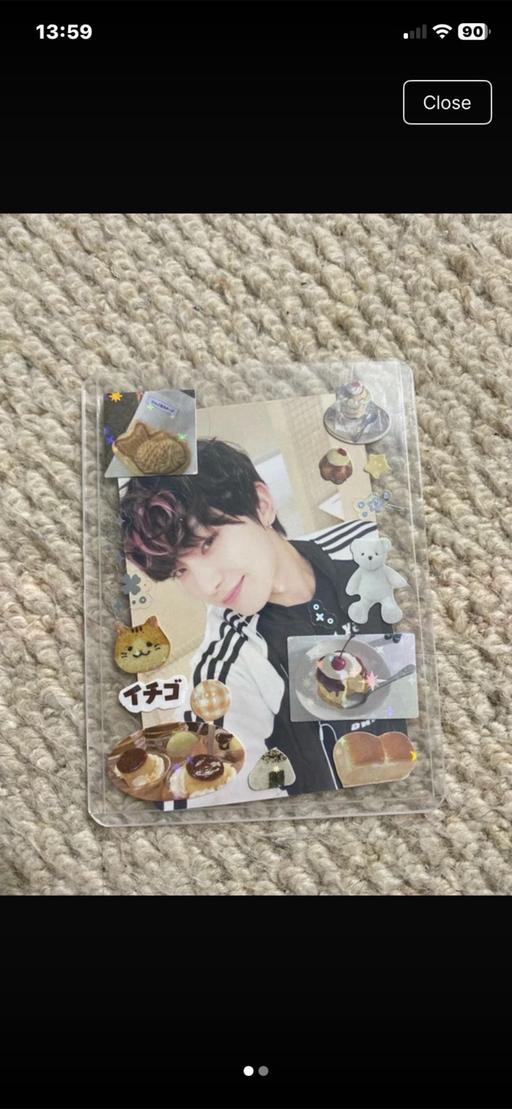  — Sunoo enjoyed orange blood photocard