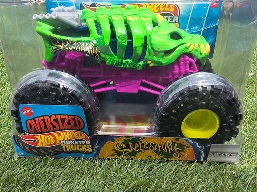  — Oversized Hotwheels Monster Truck Skelesaurus
