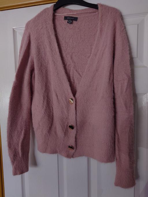  — Women's dusty pink cardigan size 6/8