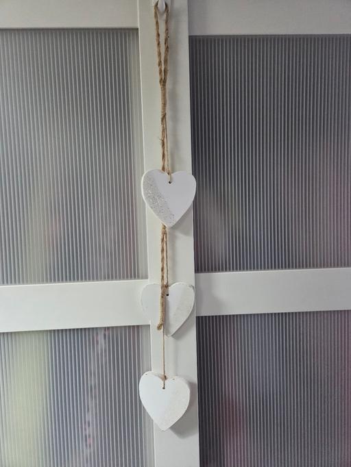  — Wooden heart hanging home decor