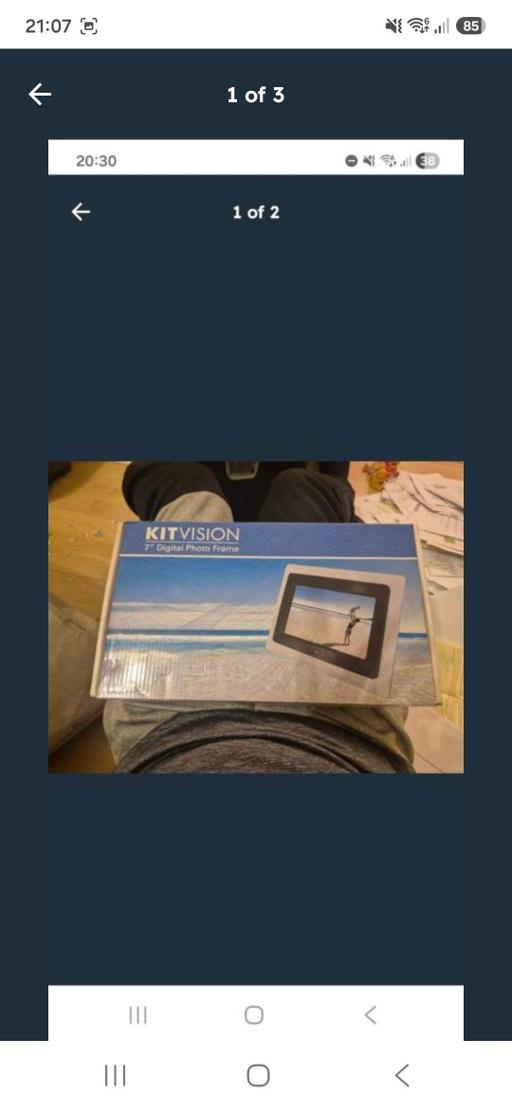  — KITVISION 7'' Digital Photo Frame – Brand New