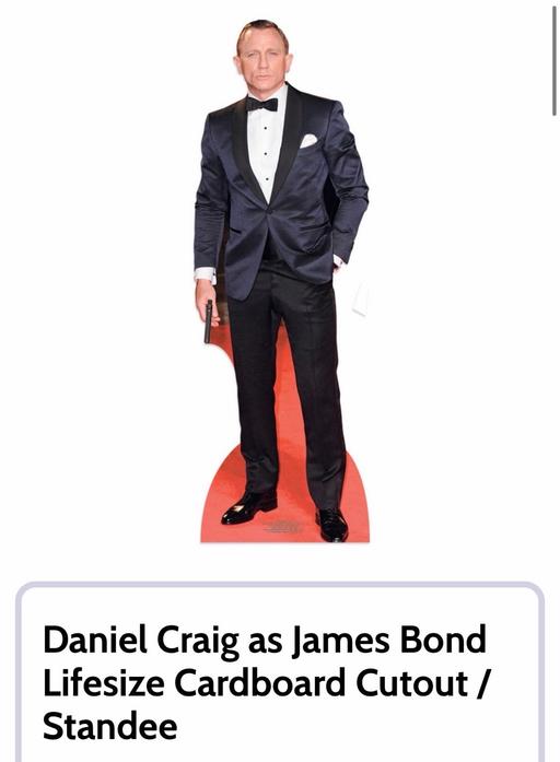  — 007.James Bond Life size Cutouts Standups x 7