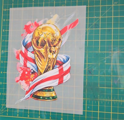  — England world cup iron on transfer