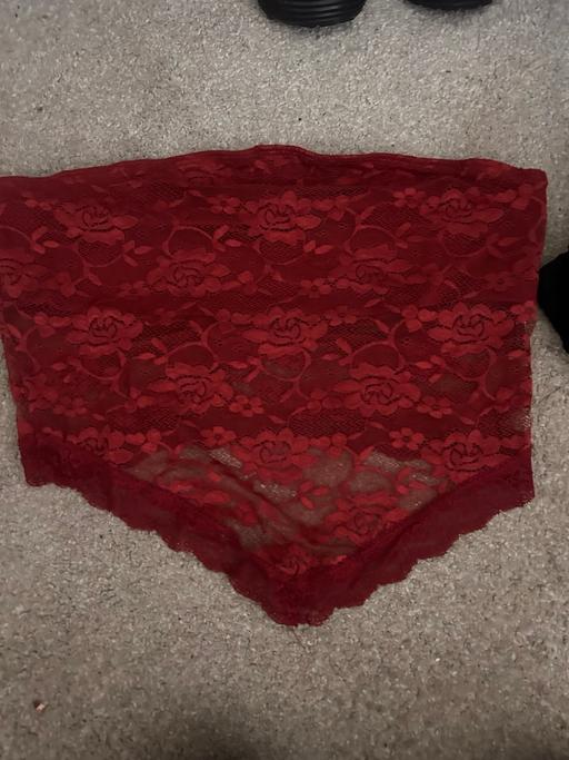  — red boob tube