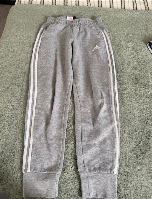  — Adidas kids grey joggers