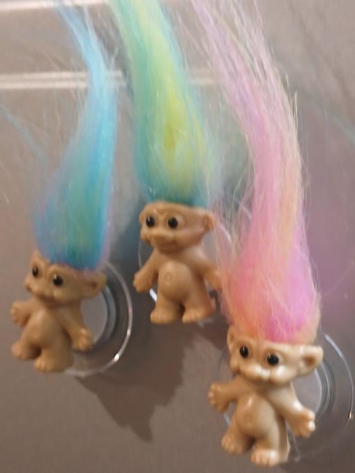  — 3x Fridge Magnets lucky-trolls