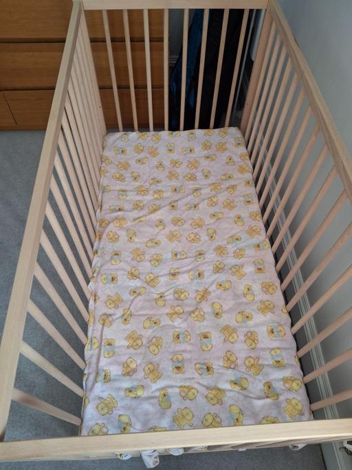  — Baby bed/cot unused plus baby walker and bath