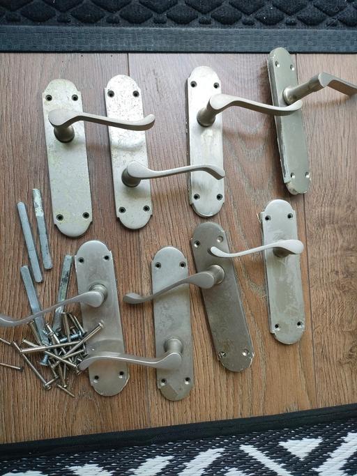  — Door Handles brushed chrome USED