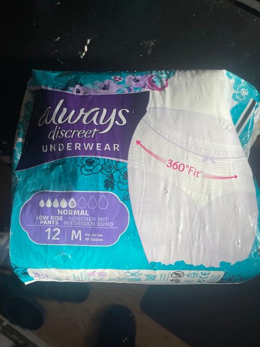  — Always disposable pants