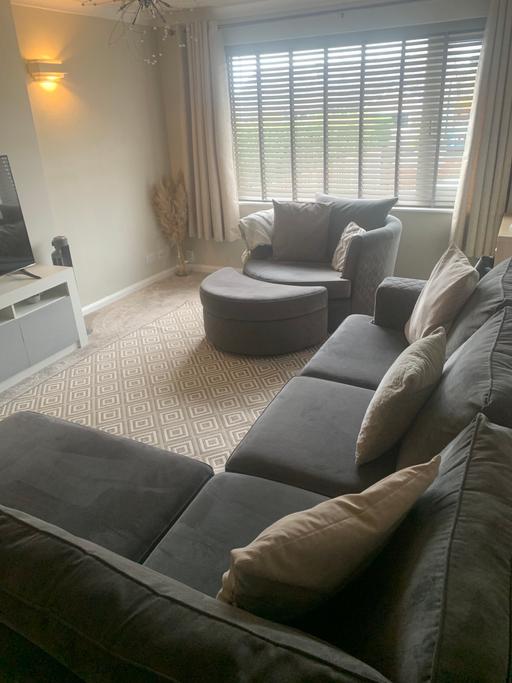  — DFS Orka Corner sofa and swivel chair