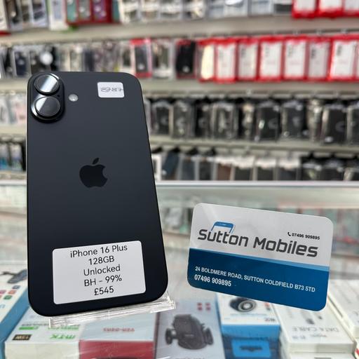  — iPhone 16 Plus 128GB Unlocked 99%🔋