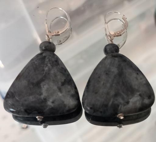  — Sterling silver semi precious stone earrings