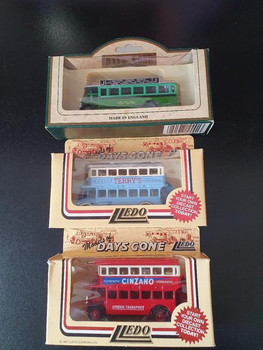  — die cast model coach/ buses x 3