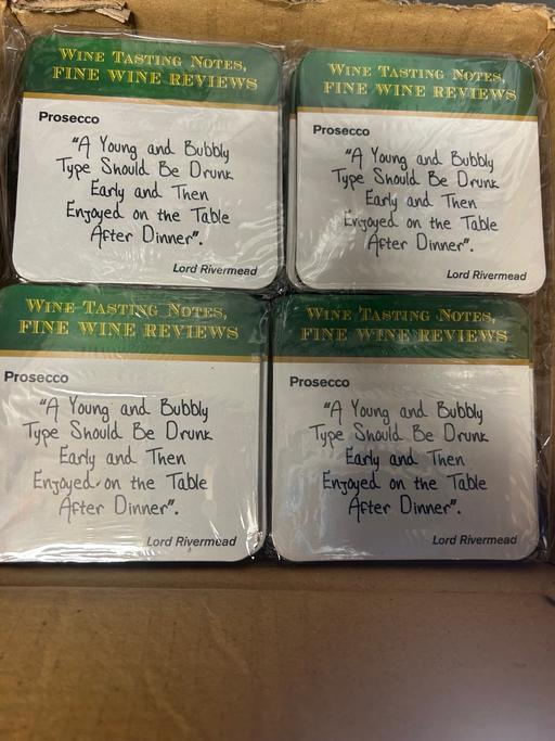  — Drinks coasters 6 for £3 mix and match