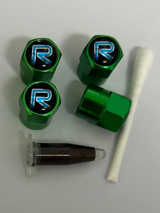 — R type Tyre valve caps with grease