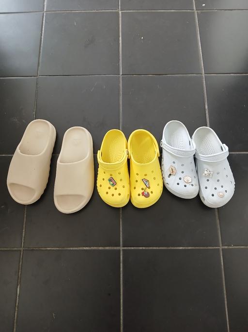  — crocs and Adidas sliders