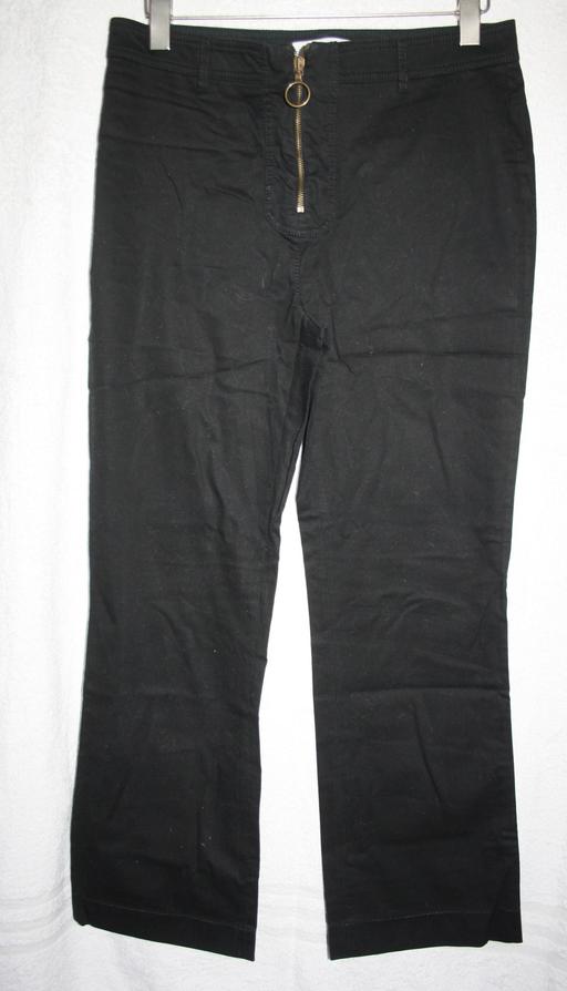  — philosophy black trousers size 12