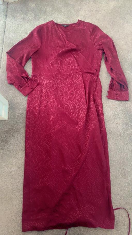  — Next wrap dress burgundy