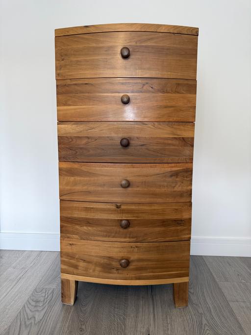  — Solid Walnut Chest of Drawers