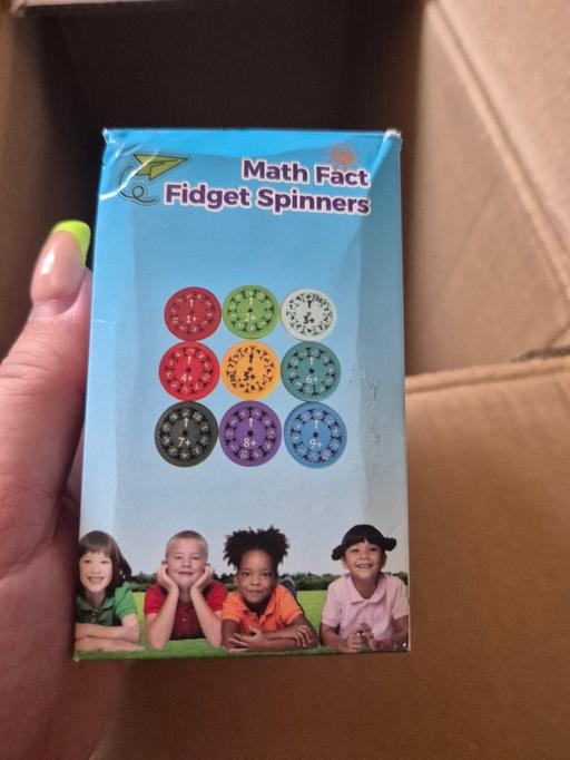  — new Maths Fact Fidget Spinners