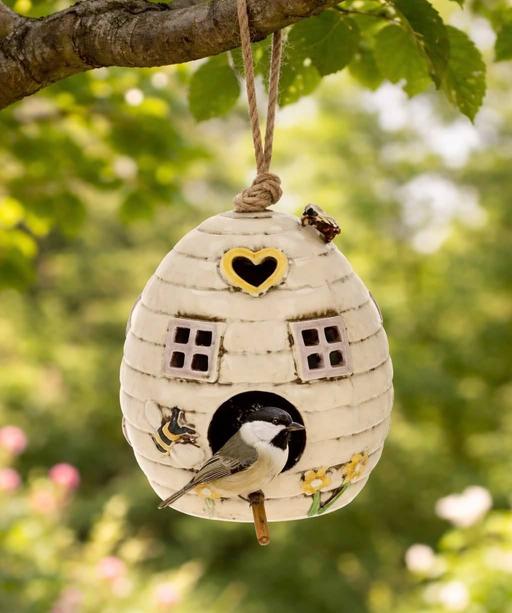  — Pottery Beehive Bird House.