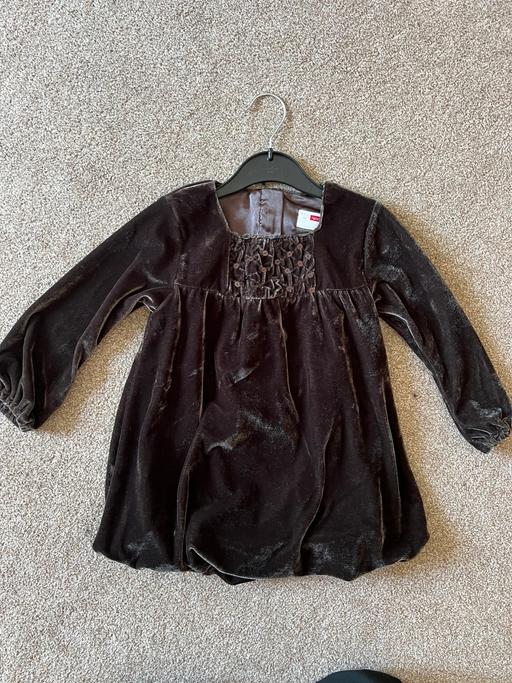  — Brand new velvet dress 1 -1.5 years