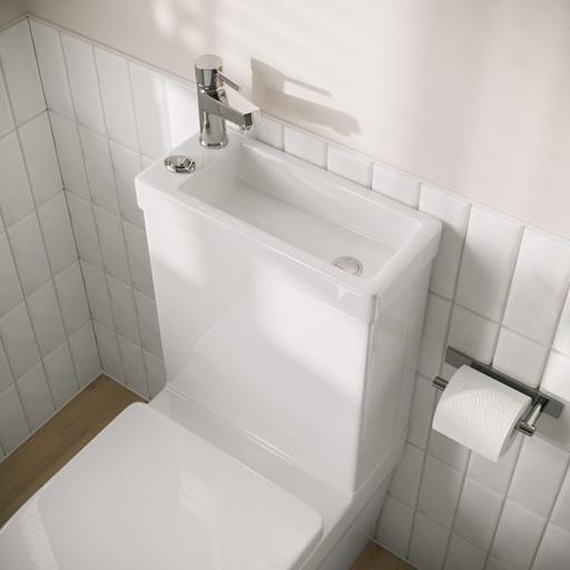 — Close Coupled Toilet with Sink on Top