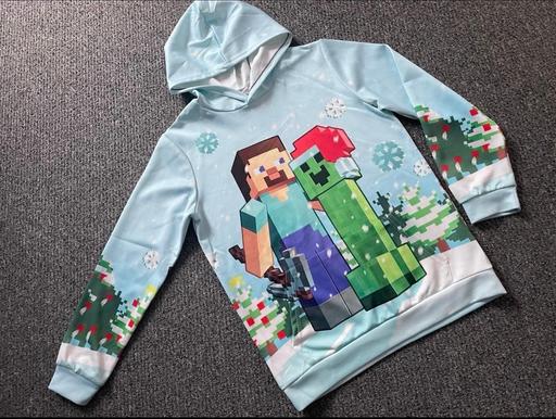  — Minecraft hoodie - jumper boys age 13-14