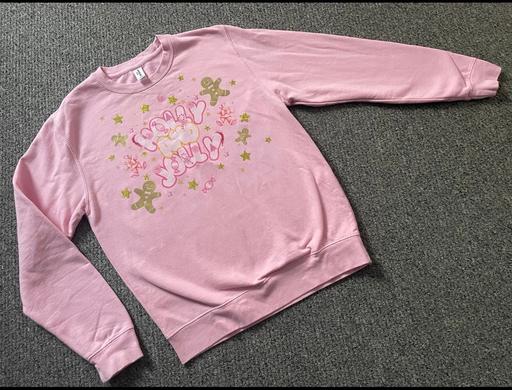  — Christmas pink jumper size S (8-10uk women’s)