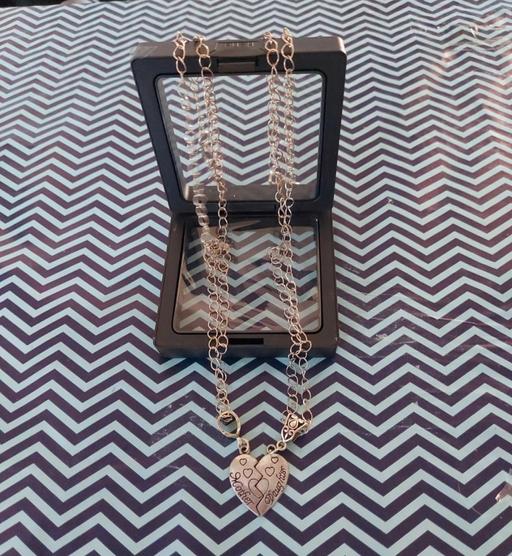  — Mother and Daughter Necklace heart set